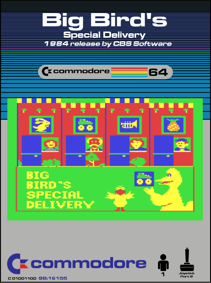 Big Bird's Special Delivery — box-2D (CUS)