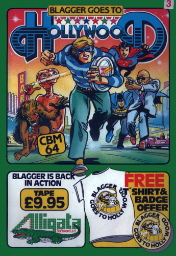 Blagger Goes to Hollywood box art
