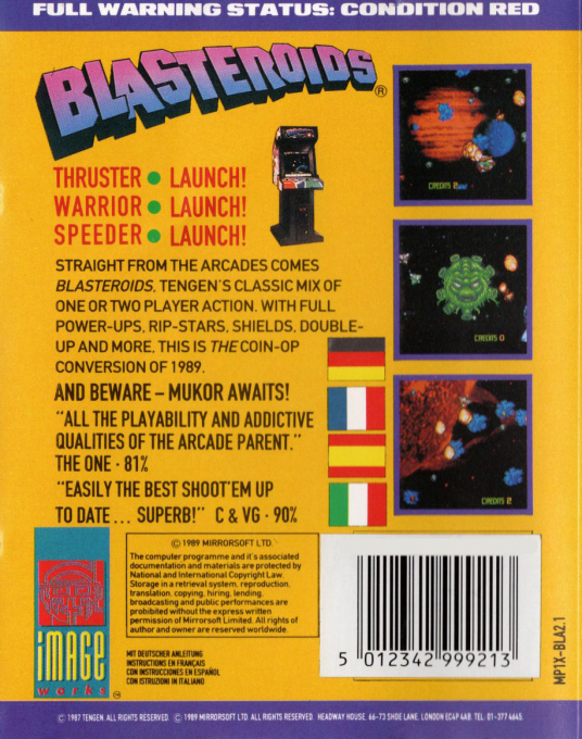 Blasteroids — box-2D-back (EU)