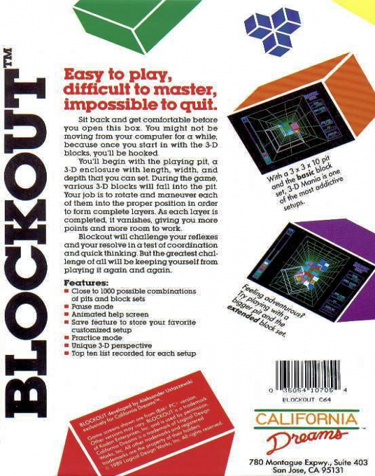 Block Out — box-2D-back (US)