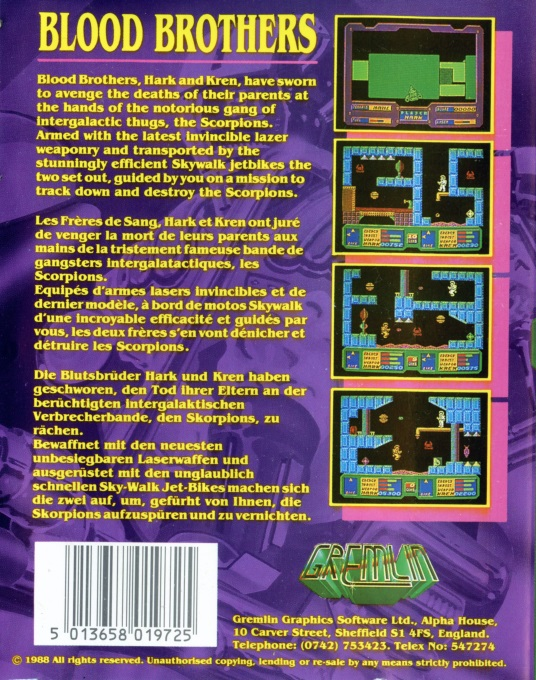 Blood Brothers — box-2D-back (EU)