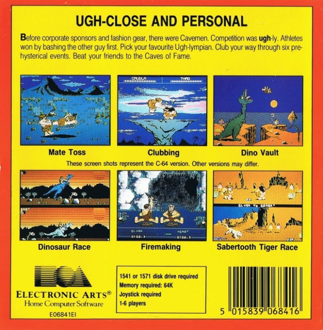 Caveman Ugh-lympics — box-2D-back (EU)