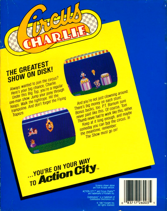 Circus Charlie — box-2D-back (US)