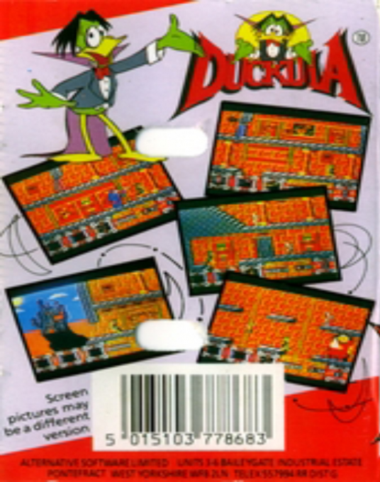 Count Duckula - No Sax Please, We're Egyptian — box-2D-back (EU)
