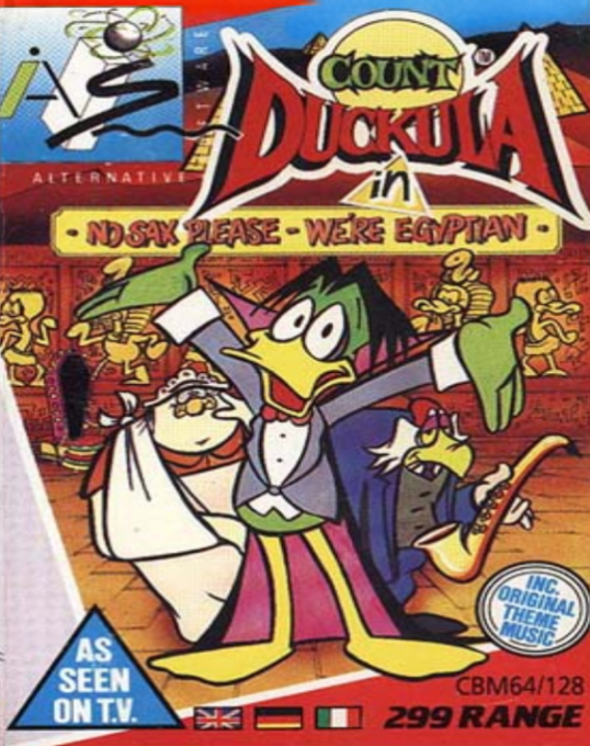Count Duckula - No Sax Please, We're Egyptian box art