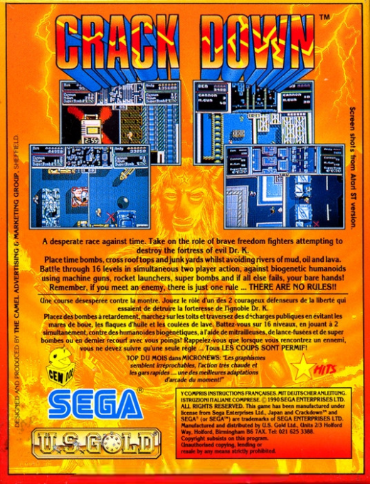 Crack Down — box-2D-back (EU)