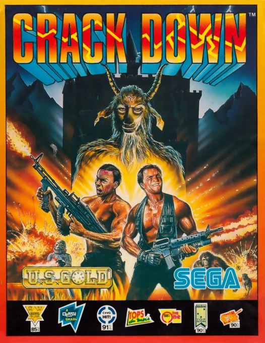 Crack Down — box-2D (EU)