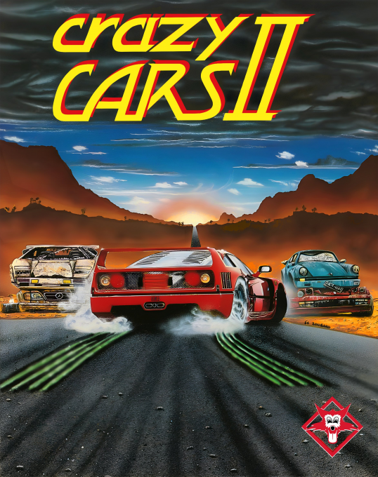 Crazy Cars 2 — box-2D (EU)