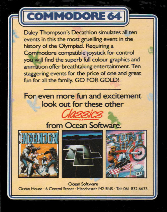 Daley Thompson's Decathlon — box-2D-back (EU)