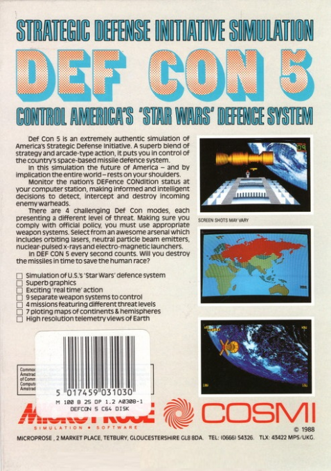Def Con 5 — box-2D-back (EU)