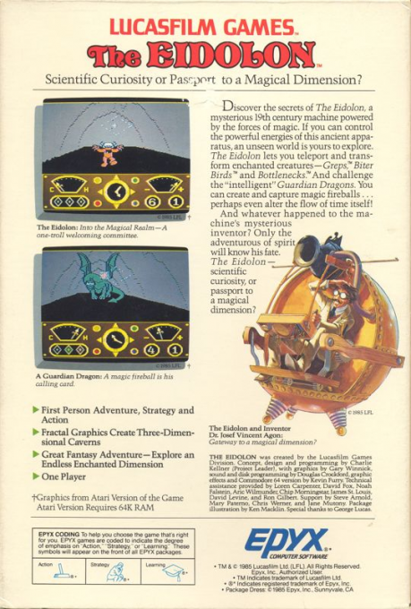 Eidolon, The — box-2D-back (US)
