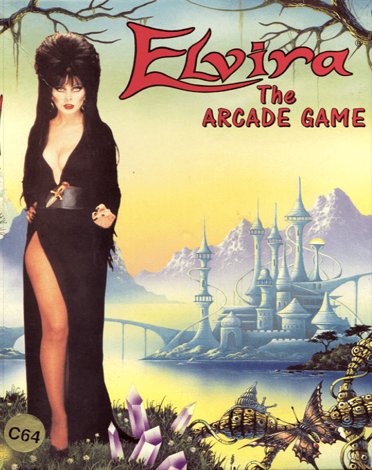 Elvira - The Arcade Game box art