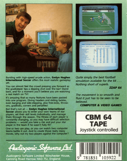 Emlyn Hughes International Soccer — box-2D-back (EU)