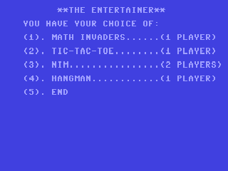 The Entertainer — ss (WOR)