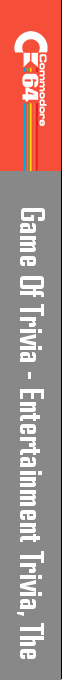 The Game Of Trivia : Entertainment Trivia — box-2D-side (CUS)