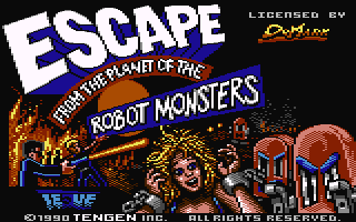 Escape From The Planet Of The Robot Monsters — sstitle (WOR)