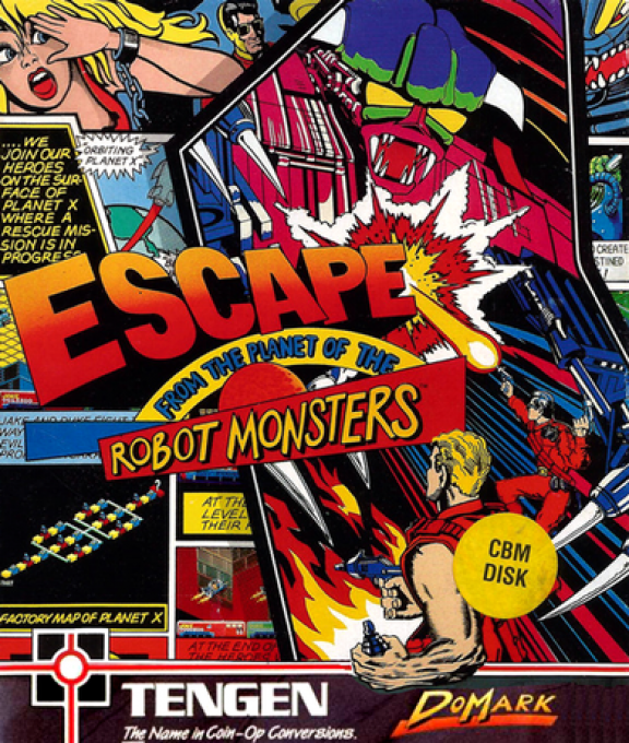 Escape From The Planet Of The Robot Monsters box art