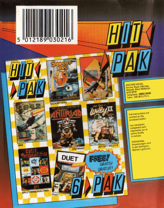 Hit Pack — box-2D-back (WOR)