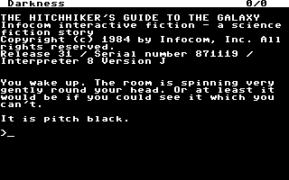 Hitchhiker's Guide To The Galaxy, The — sstitle (US)