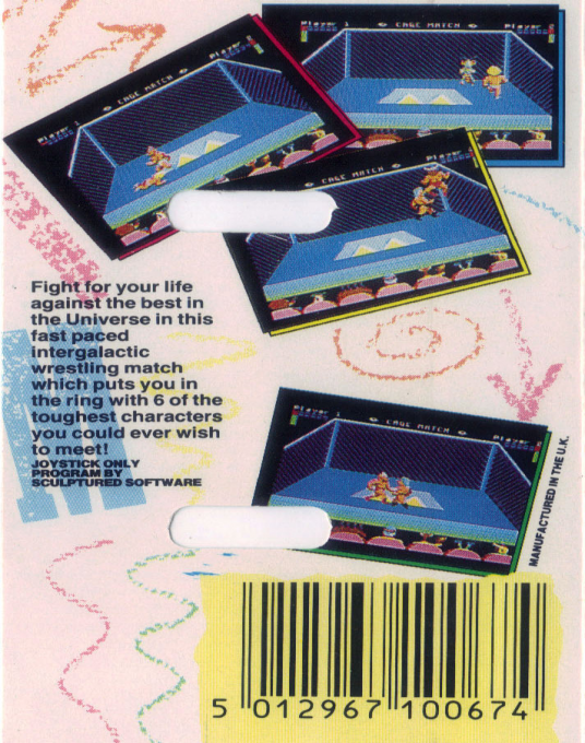 Intergalactic Cage Match — box-2D-back (EU)