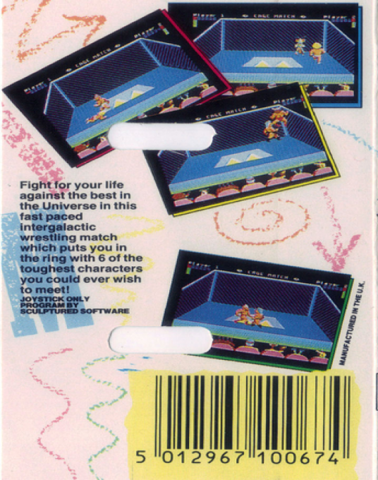 Intergalactic Cage Match — box-2D-back (WOR)