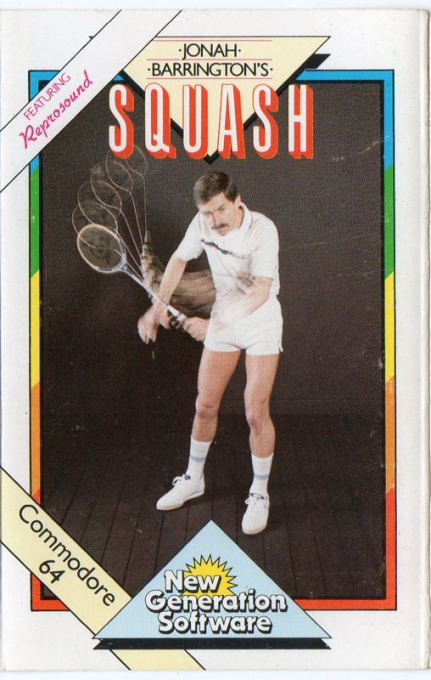 Jonah Barrington's Squash box art