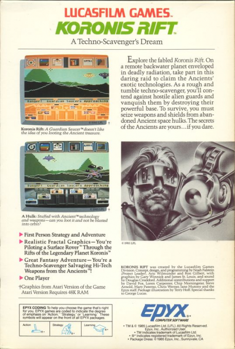 Koronis Rift — box-2D-back (US)