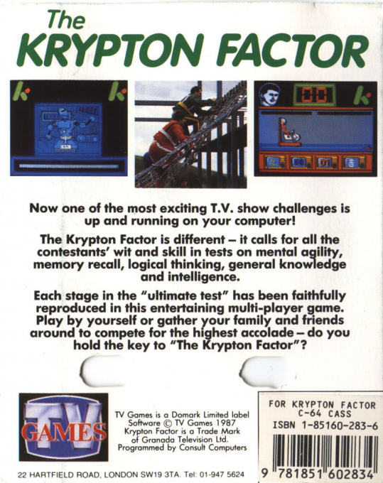 Krypton Factor, The — box-2D-back (EU)
