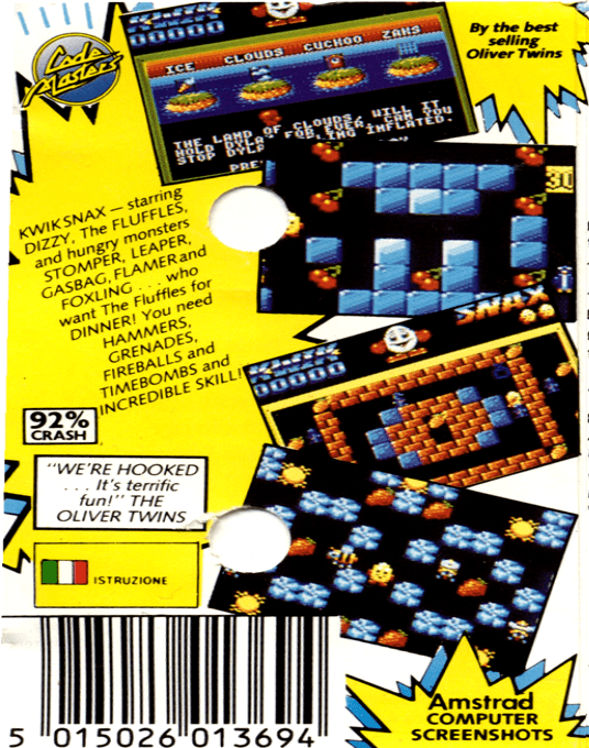 Kwik Snax — box-2D-back (EU)