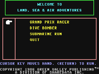 Land, Sea & Air Adventures — ss (WOR)