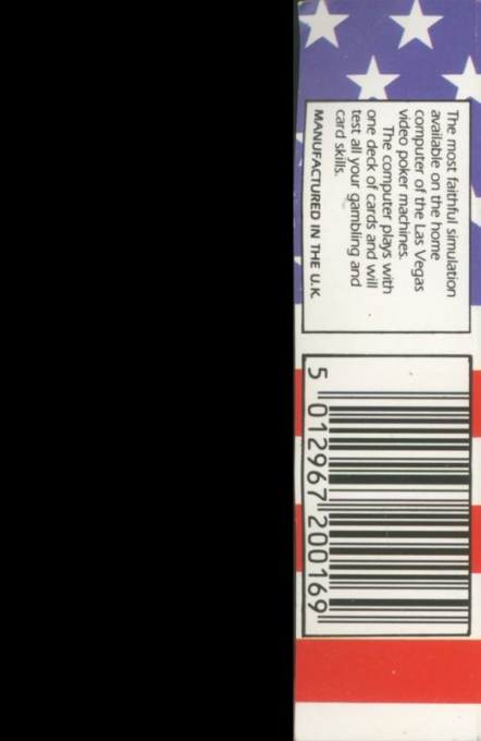 Las Vegas Video Poker — box-2D-back (EU)