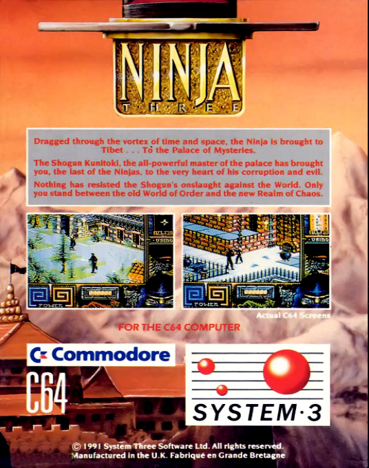 Ninja 3 — box-2D-back (EU)