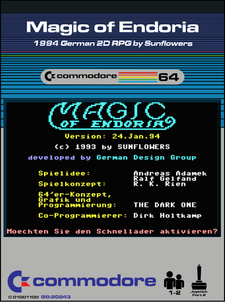 Magic Of Endoria — box-2D (CUS)