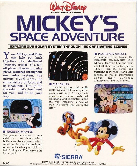 Mickey's Space Adventure — box-2D-back (US)