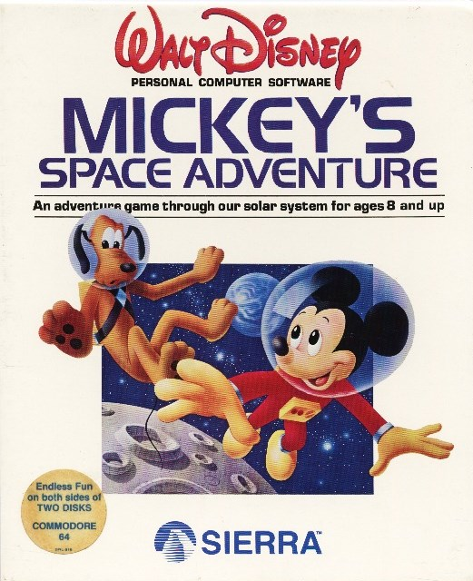 Mickey's Space Adventure box art