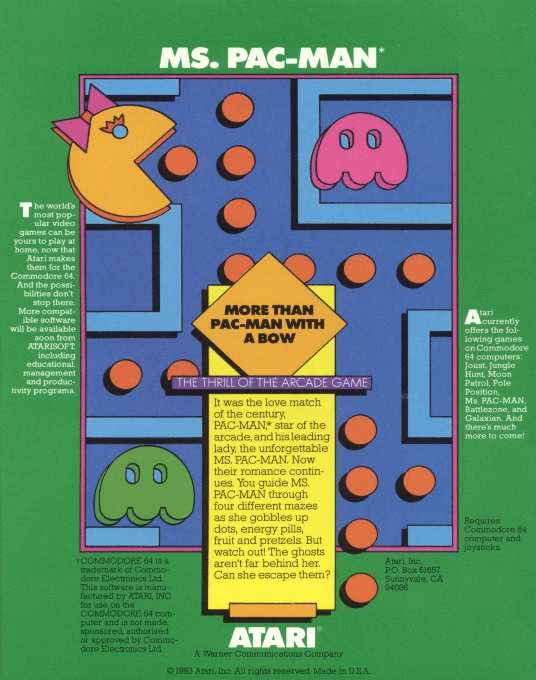 Ms. Pac-Man — box-2D-back (US)