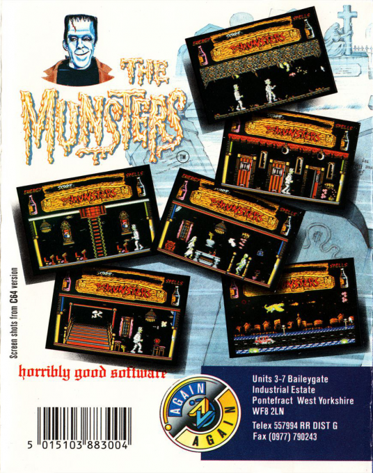 Munsters, The — box-2D-back (EU)