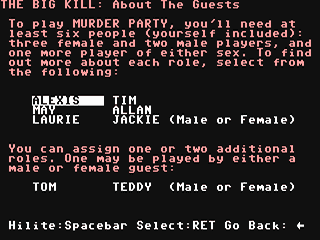 Make Your Own Murder Party — ss (US)