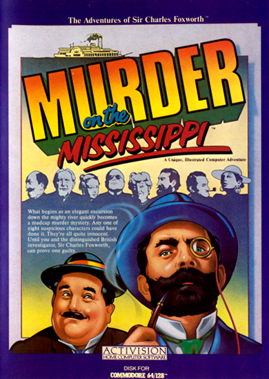 Murder on the Mississippi box art