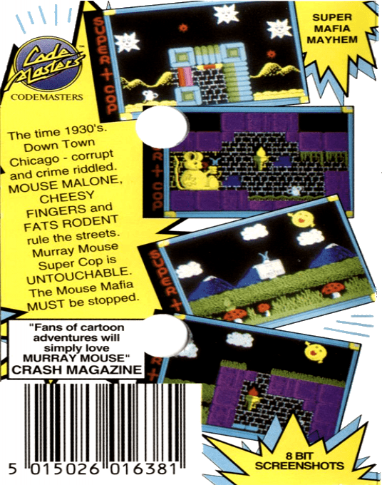 Murray Mouse Super-Cop — box-2D-back (EU)