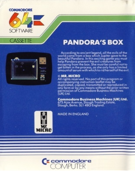 Pandora's Box — box-2D-back (EU)