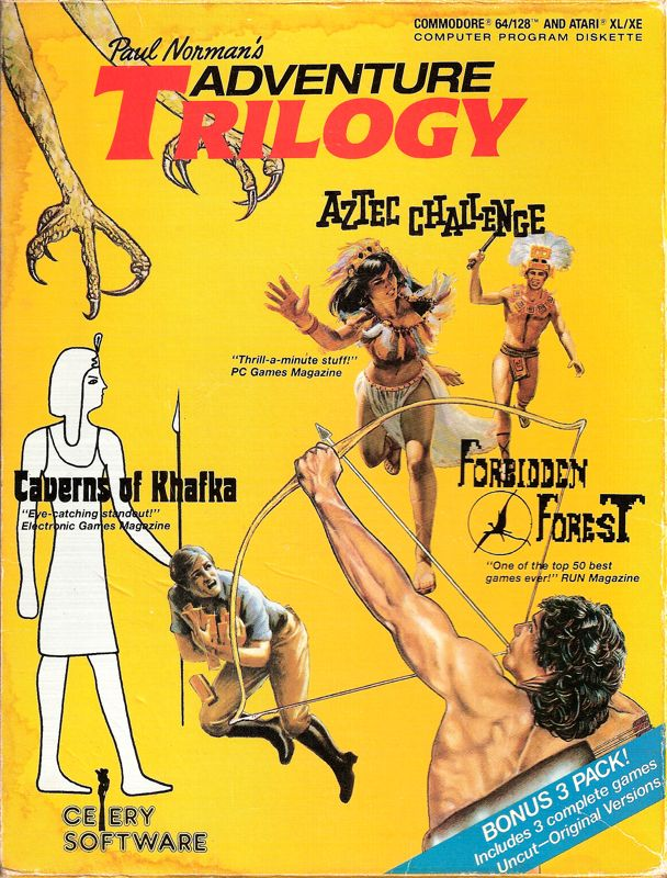 Paul Norman's Adventure Trilogy box art