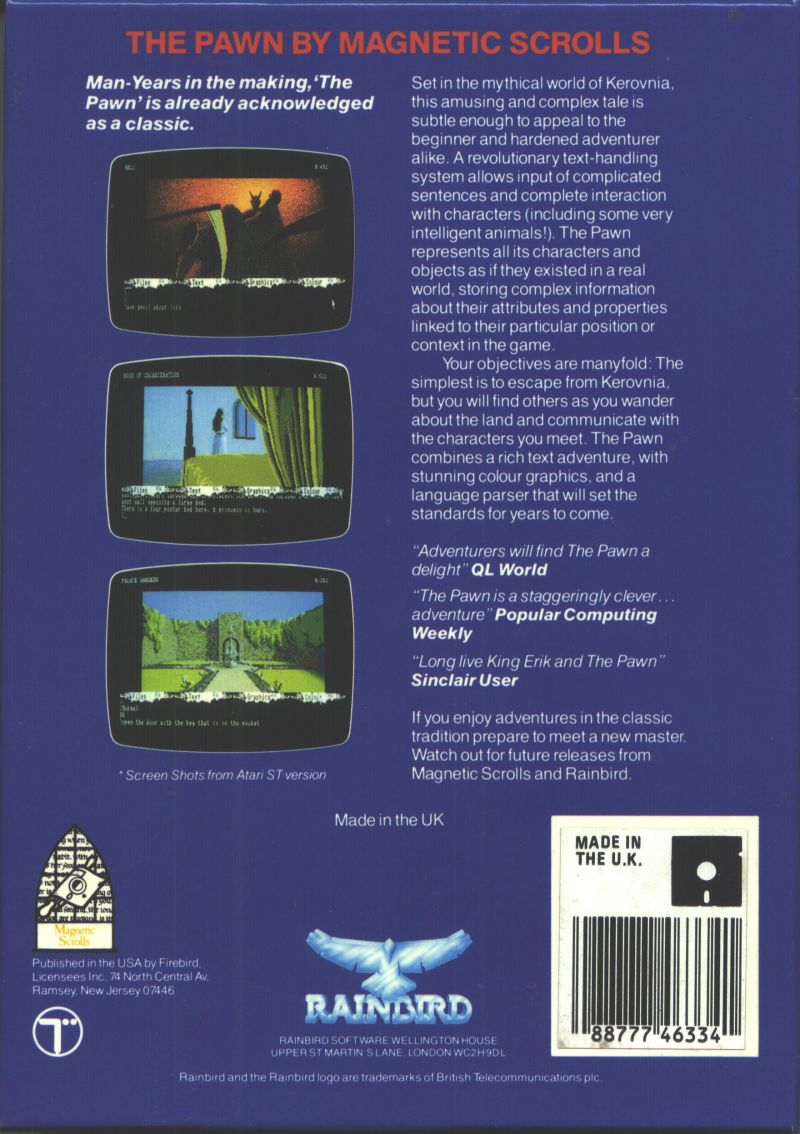 Pawn, The — box-2D-back (US)