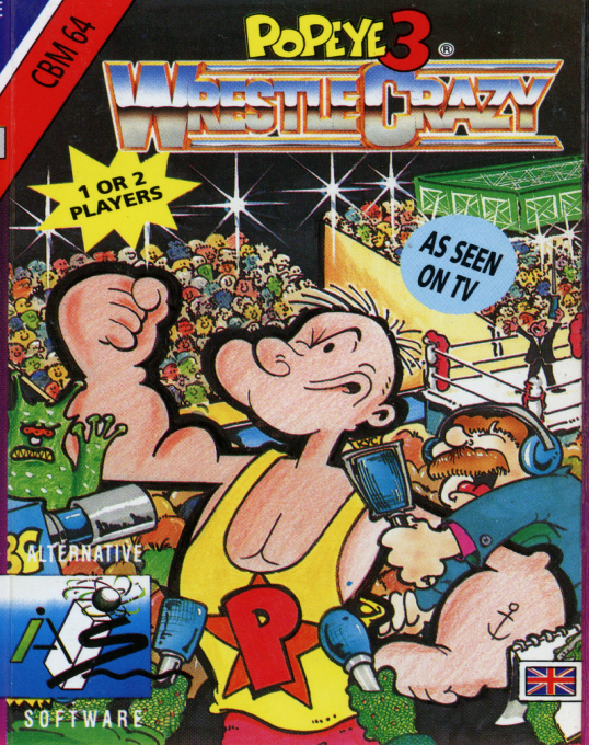 Popeye 3 - Wrestle Crazy box art