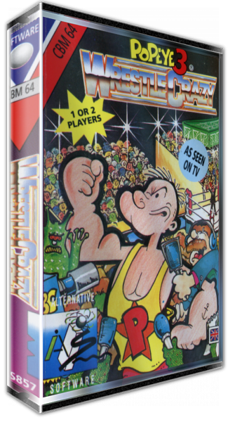 Popeye 3 - Wrestle Crazy — box-3D (EU)