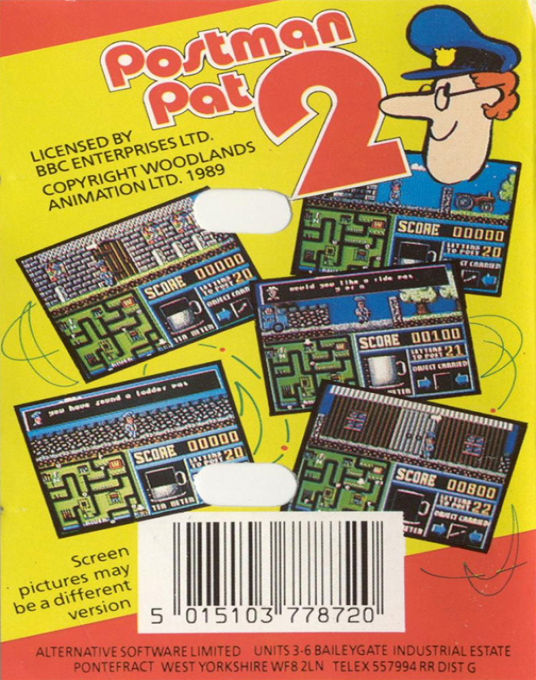 Postman Pat 2 — box-2D-back (EU)