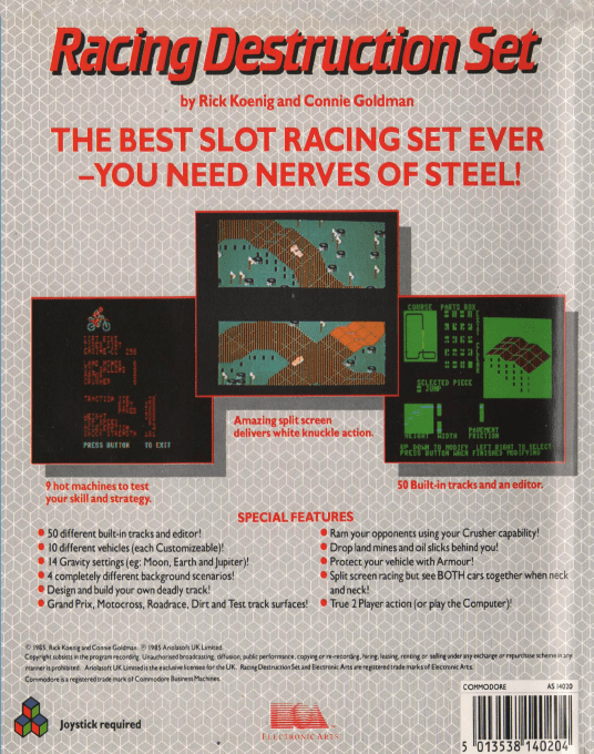 Racing Destruction Set — box-2D-back (WOR)
