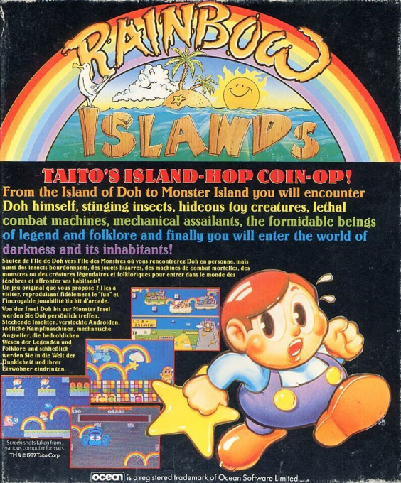 Rainbow Islands — box-2D-back (EU)