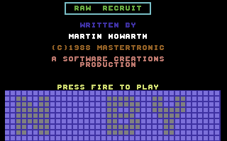 Raw Recruit — sstitle (WOR)