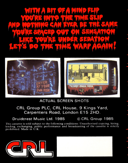Rocky Horror Show, The — box-2D-back (EU)